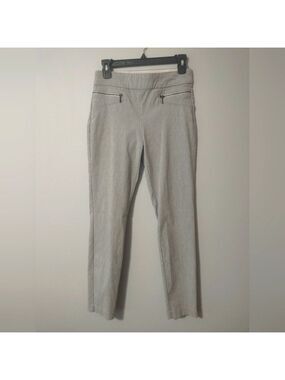 Hollywould Elastic Waist Gray Slim Fit Skinny Ankle Pants Sz 6/28